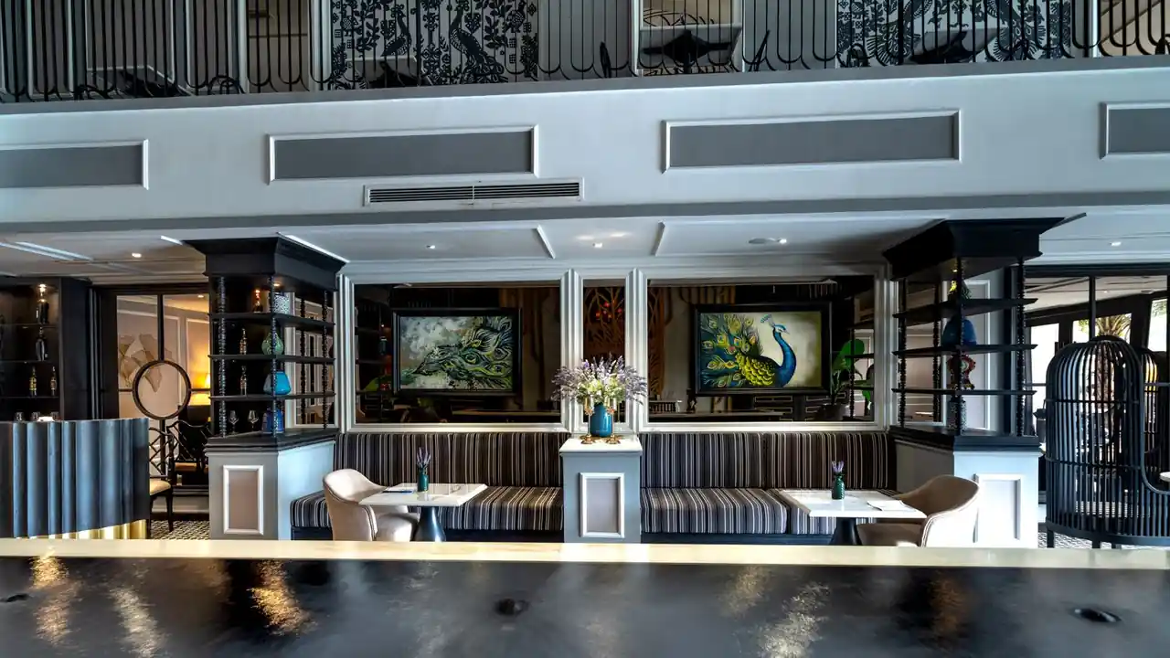 Elegante Hotellobby Dining Area
